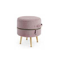 Učitajte sliku u preglednik galerije, Tabure_Pavlina_okrugli_lila_S