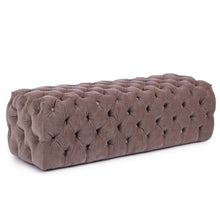 Učitajte sliku u preglednik galerije, Tabure_Evan_pliš_bež