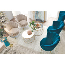 Učitajte sliku u preglednik galerije, Fotelja Giliola u plavoj boji