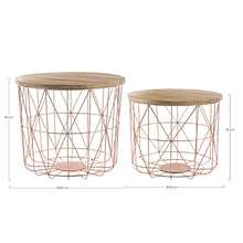 Učitajte sliku u preglednik galerije, Set 2 stočića Intreccio