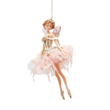 Učitajte sliku u preglednik galerije, Ukras za jelku vila balerina 15cm
