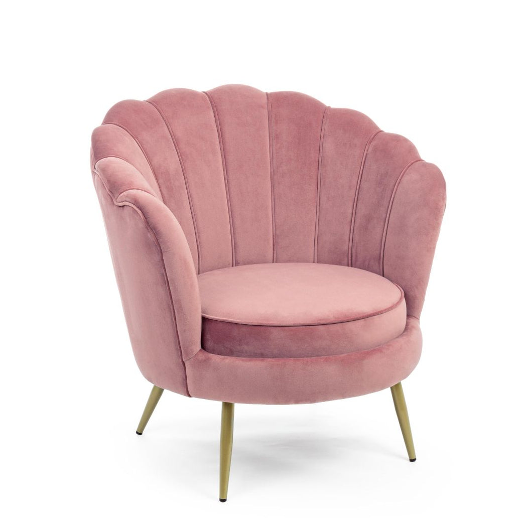 Fotelja Giliola u roze boji